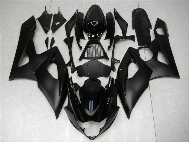 Black 2005-2006 Suzuki GSXR 1000 Motorcycle Fairing Black 2005-2006 Suzuki GSXR 1000 Motorcycle Fairing