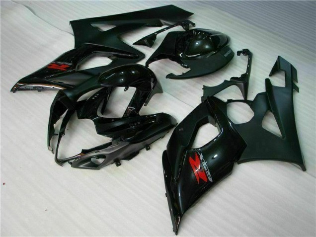 Black 2005-2006 Suzuki GSXR 1000 Motorcycle Fairings Black 2005-2006 Suzuki GSXR 1000 Motorcycle Fairings