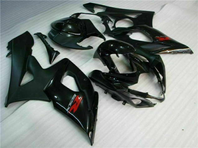 Black 2005-2006 Suzuki GSXR 1000 Motorcycle Fairings Black 2005-2006 Suzuki GSXR 1000 Motorcycle Fairings