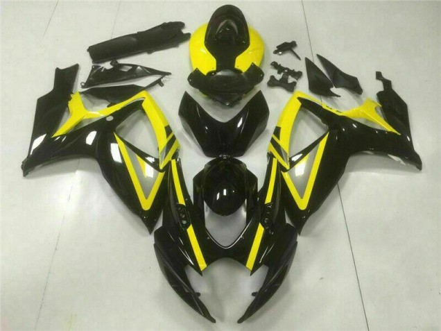 Black 2006-2007 Suzuki GSXR 600/750 ABS Motorcycle Fairings Black 2006-2007 Suzuki GSXR 600/750 ABS Motorcycle Fairings