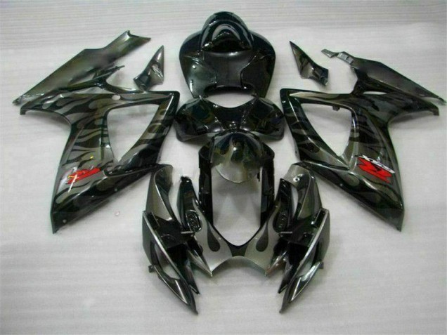 Black 2006-2007 Suzuki GSXR 600/750 Full Motorcycle Fairing Kits Black 2006-2007 Suzuki GSXR 600/750 Full Motorcycle Fairing Kits