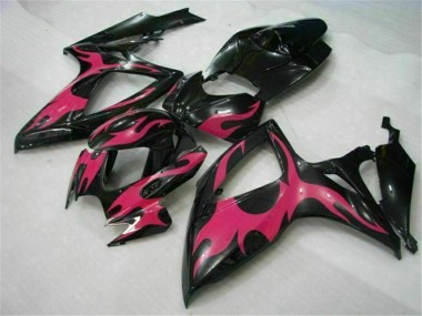 Black 2006-2007 Suzuki GSXR 600/750 Motorcycle Bodywork