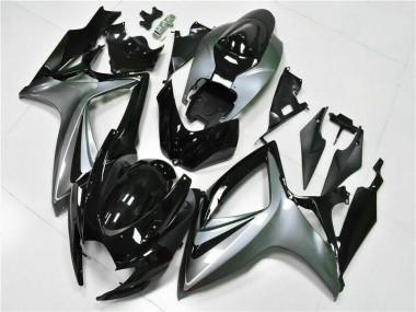 Black 2006-2007 Suzuki GSXR 600/750 Motorcycle Fairing Kits