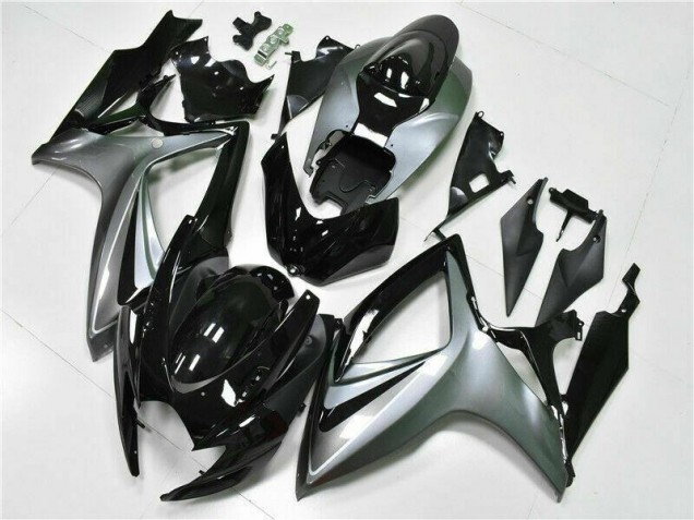 Black 2006-2007 Suzuki GSXR 600/750 Motorcycle Fairing Kits Black 2006-2007 Suzuki GSXR 600/750 Motorcycle Fairing Kits