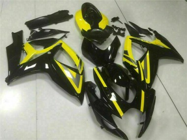 Black 2006-2007 Suzuki GSXR 600/750 Motorcycle Fairing