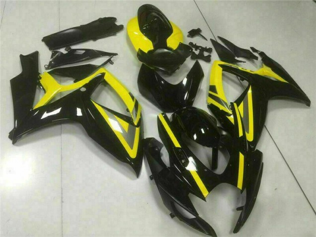 Black 2006-2007 Suzuki GSXR 600/750 Motorcycle Fairing Black 2006-2007 Suzuki GSXR 600/750 Motorcycle Fairing