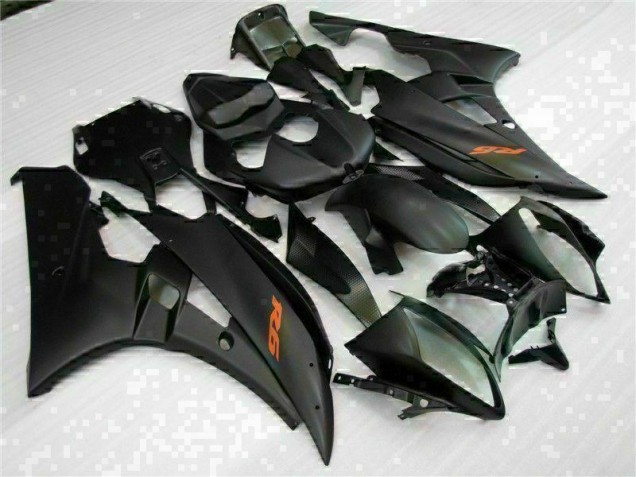 Black 2006-2007 Yamaha YZF R6 Aftermarket Motorcycle Fairing Black 2006-2007 Yamaha YZF R6 Aftermarket Motorcycle Fairing