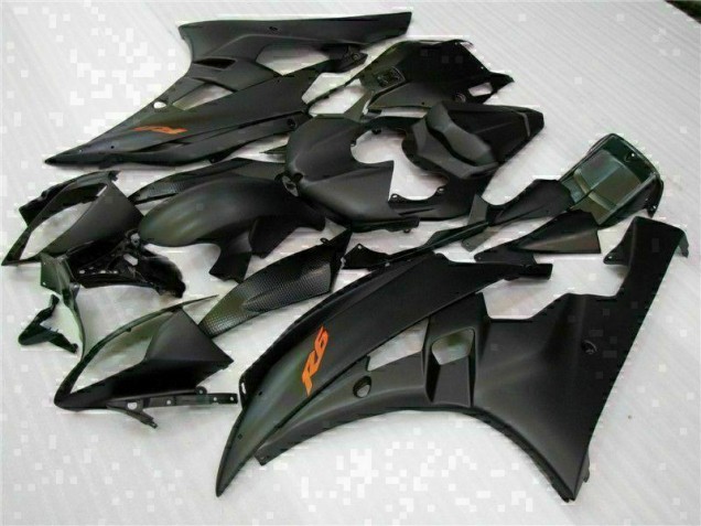 Black 2006-2007 Yamaha YZF R6 Aftermarket Motorcycle Fairing Black 2006-2007 Yamaha YZF R6 Aftermarket Motorcycle Fairing