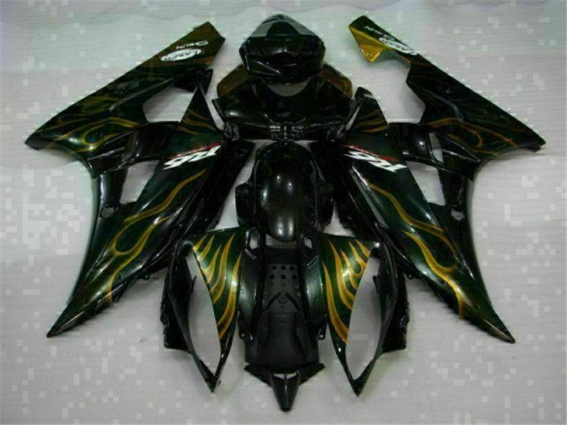 Black 2006-2007 Yamaha YZF R6 Motorcycle Bodywork Black 2006-2007 Yamaha YZF R6 Motorcycle Bodywork