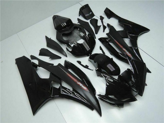 Black 2006-2007 Yamaha YZF R6 Motorcycle Fairing & Bodywork Black 2006-2007 Yamaha YZF R6 Motorcycle Fairing & Bodywork