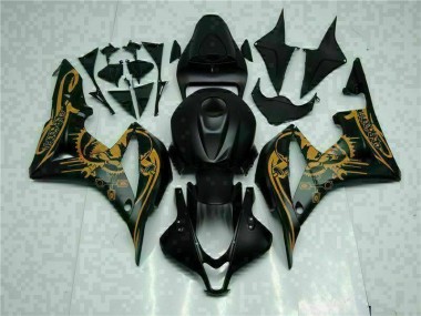 Black 2007-2008 Honda CBR600RR Motorcycle Bodywork