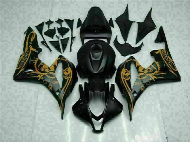 Black 2007-2008 Honda CBR600RR Motorcycle Bodywork Black 2007-2008 Honda CBR600RR Motorcycle Bodywork