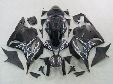 Black 2007-2008 Honda CBR600RR Motorcycle Fairing Kits & Plastic
