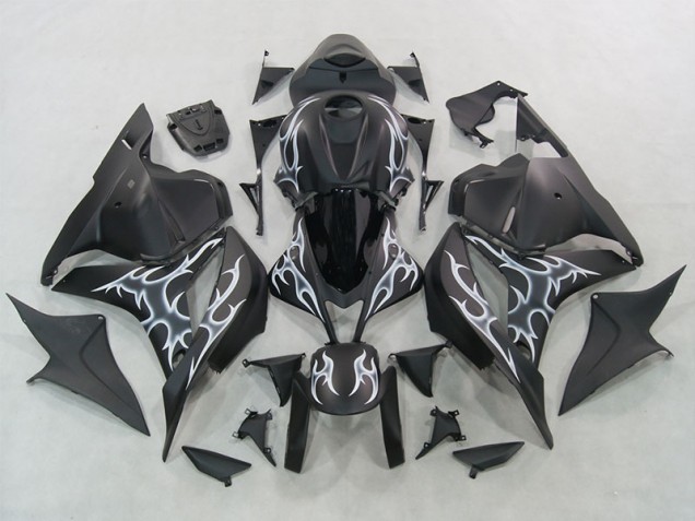 Black 2007-2008 Honda CBR600RR Motorcycle Fairing Kits & Plastic Black 2007-2008 Honda CBR600RR Motorcycle Fairing Kits & Plastic