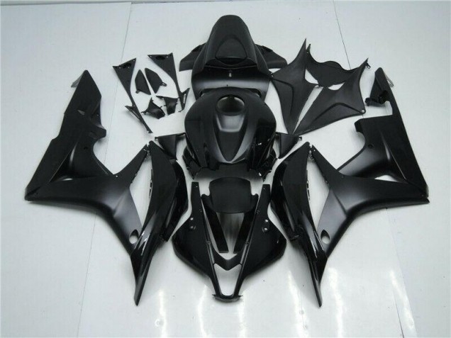 Black 2007-2008 Honda CBR600RR Motorcycle Fairings Black 2007-2008 Honda CBR600RR Motorcycle Fairings