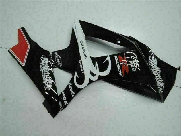 Black 2007-2008 Suzuki GSXR 1000 Motorcycle Bodywork Black 2007-2008 Suzuki GSXR 1000 Motorcycle Bodywork