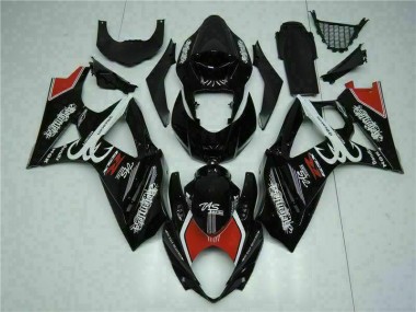 Black 2007-2008 Suzuki GSXR 1000 Motorcycle Bodywork