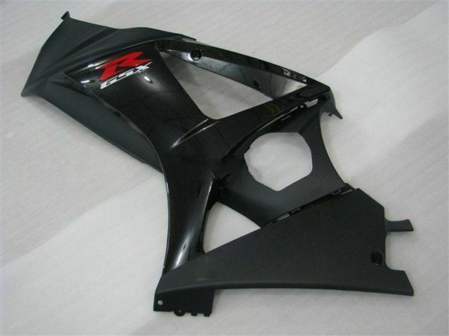 Black 2007-2008 Suzuki GSXR 1000 Motorcycle Fairing Black 2007-2008 Suzuki GSXR 1000 Motorcycle Fairing
