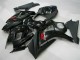 Black 2007-2008 Suzuki GSXR 1000 Motorcycle Fairing Black 2007-2008 Suzuki GSXR 1000 Motorcycle Fairing