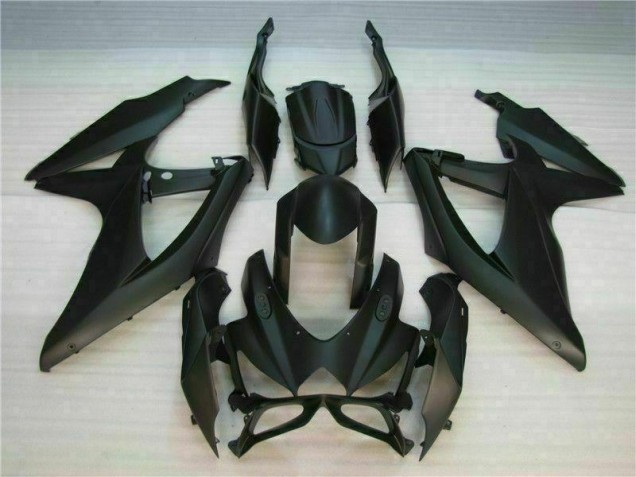 Black 2008-2010 Suzuki GSXR 600/750 Motorcycle Fairing Black 2008-2010 Suzuki GSXR 600/750 Motorcycle Fairing