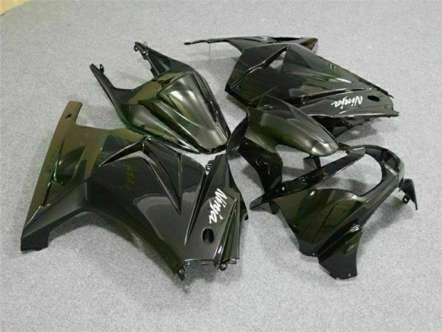 Black 2008-2012 Kawasaki EX250 Motorcycle Fairing Kits Black 2008-2012 Kawasaki EX250 Motorcycle Fairing Kits