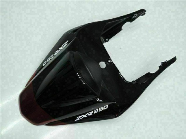 Black 2008-2012 Kawasaki EX250 Motorcycle Fairing Kits & Plastic Black 2008-2012 Kawasaki EX250 Motorcycle Fairing Kits & Plastic