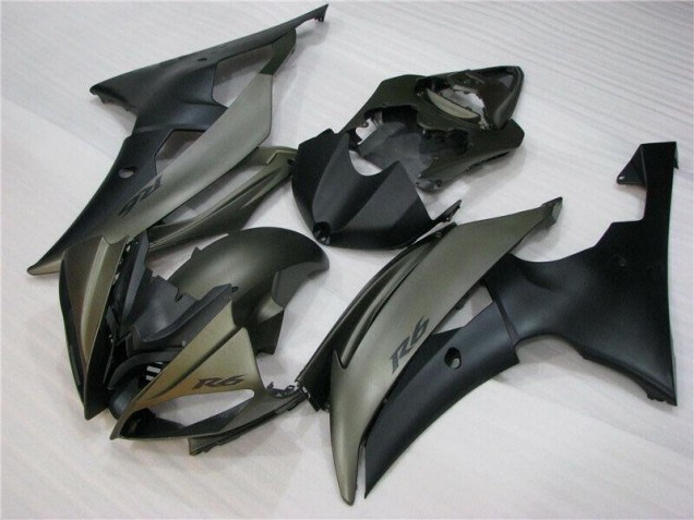 Black 2008-2016 Yamaha YZF R6 Aftermarket Motorcycle Fairing Black 2008-2016 Yamaha YZF R6 Aftermarket Motorcycle Fairing
