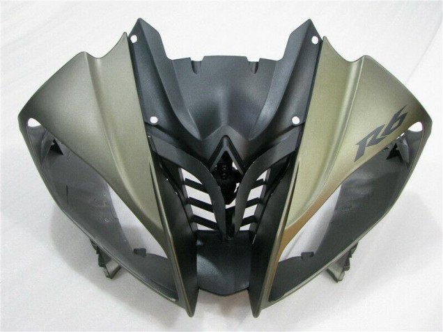 Black 2008-2016 Yamaha YZF R6 Aftermarket Motorcycle Fairing Black 2008-2016 Yamaha YZF R6 Aftermarket Motorcycle Fairing