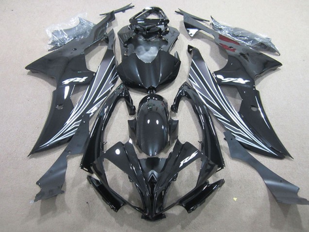 Black 2008-2016 Yamaha YZF R6 Aftermarket Motorcycle Fairings Black 2008-2016 Yamaha YZF R6 Aftermarket Motorcycle Fairings