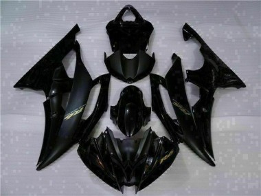 Black 2008-2016 Yamaha YZF R6 Full Motorcycle Fairing Kits