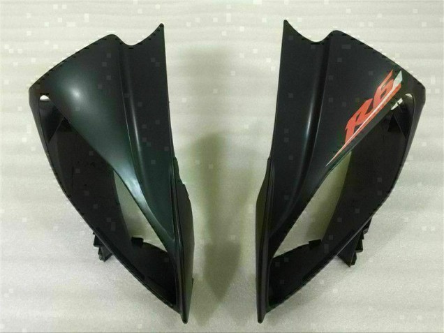 Black 2008-2016 Yamaha YZF R6 Motorcycle Fairing Kits & Plastic