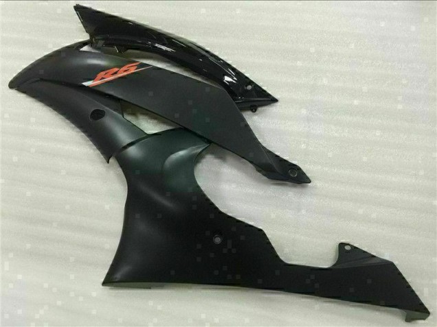 Black 2008-2016 Yamaha YZF R6 Motorcycle Fairing Kits & Plastic
