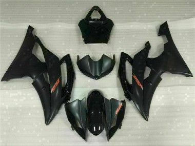 Black 2008-2016 Yamaha YZF R6 Motorcycle Fairing Kits & Plastic