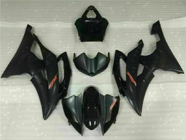 Black 2008-2016 Yamaha YZF R6 Motorcycle Fairing Kits & Plastic