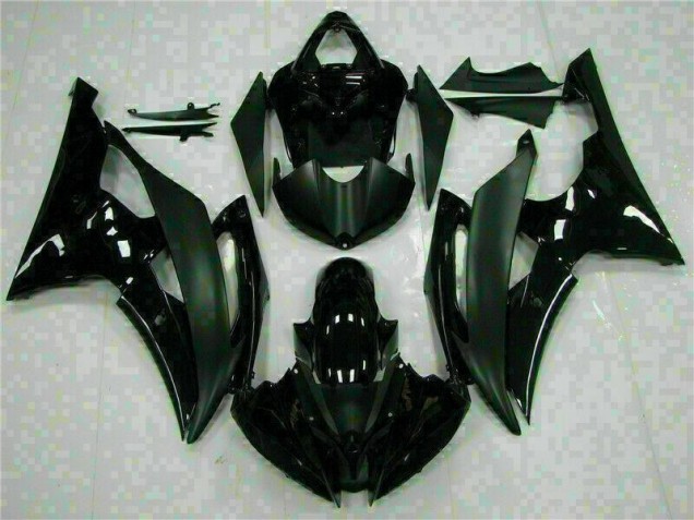 Black 2008-2016 Yamaha YZF R6 Motorcycle Fairings Black 2008-2016 Yamaha YZF R6 Motorcycle Fairings