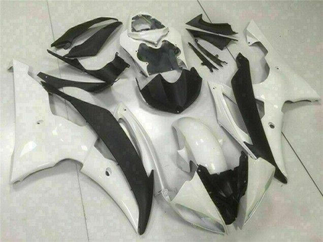 White 2008-2016 Yamaha YZF R6 Motorcycle Fairings White 2008-2016 Yamaha YZF R6 Motorcycle Fairings