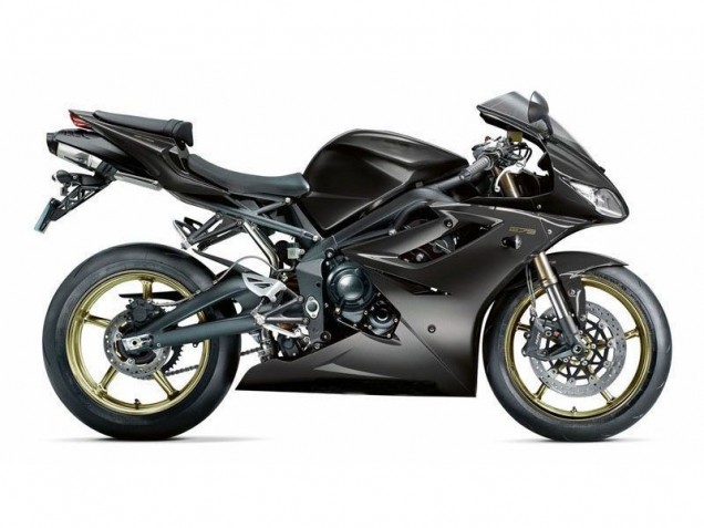 Black 2009-2012 Triumph Daytona 675 Triple Motorcycle Fairing Black 2009-2012 Triumph Daytona 675 Triple Motorcycle Fairing