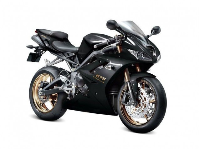 Black 2009-2012 Triumph Daytona 675 Triple Motorcycle Fairings Black 2009-2012 Triumph Daytona 675 Triple Motorcycle Fairings