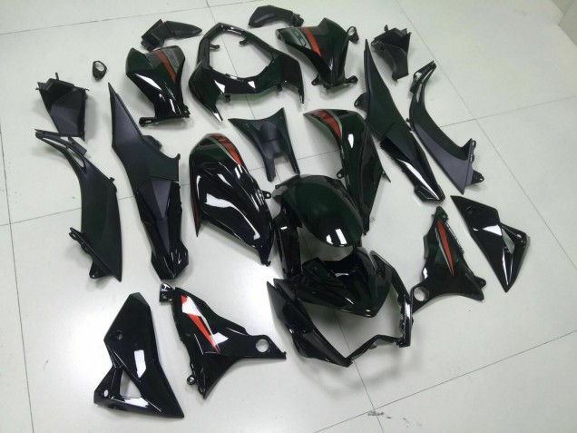 Black 2013-2016 Kawasaki Z800 Motorcycle Fairings Black 2013-2016 Kawasaki Z800 Motorcycle Fairings