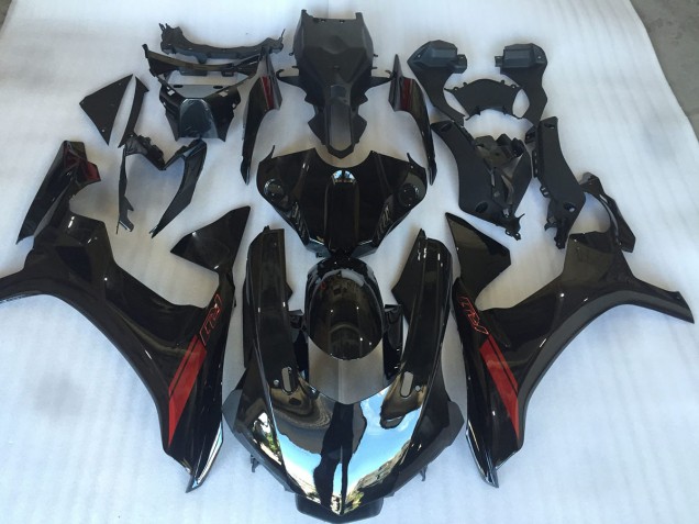 Black 2015-2019 Yamaha YZF R1 Motorcycle Fairings Black 2015-2019 Yamaha YZF R1 Motorcycle Fairings
