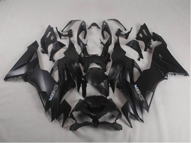 Black 2019-2023 Kawasaki ZX6R Motorcycle Fairings Black 2019-2023 Kawasaki ZX6R Motorcycle Fairings