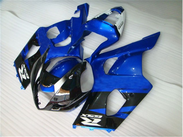 Black Blue 2003-2004 Suzuki GSXR 1000 Motorcycle Fairing Black Blue 2003-2004 Suzuki GSXR 1000 Motorcycle Fairing