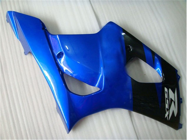 Black Blue 2003-2004 Suzuki GSXR 1000 Motorcycle Fairing Black Blue 2003-2004 Suzuki GSXR 1000 Motorcycle Fairing