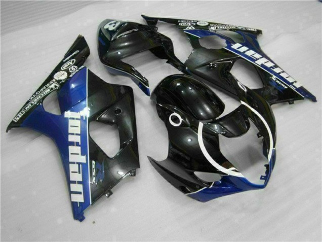 Black Blue 2003-2004 Suzuki GSXR 1000 Motorcycle Fairings Black Blue 2003-2004 Suzuki GSXR 1000 Motorcycle Fairings
