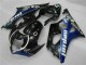Black Blue 2003-2004 Suzuki GSXR 1000 Motorcycle Fairings Black Blue 2003-2004 Suzuki GSXR 1000 Motorcycle Fairings