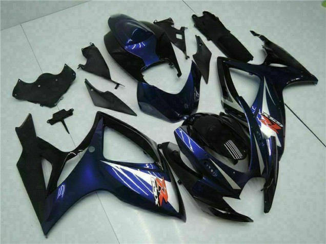 Black Blue 2006-2007 Suzuki GSXR 600/750 Motorcycle Bodywork Black Blue 2006-2007 Suzuki GSXR 600/750 Motorcycle Bodywork