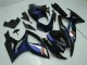 Black Blue 2006-2007 Suzuki GSXR 600/750 Motorcycle Bodywork Black Blue 2006-2007 Suzuki GSXR 600/750 Motorcycle Bodywork