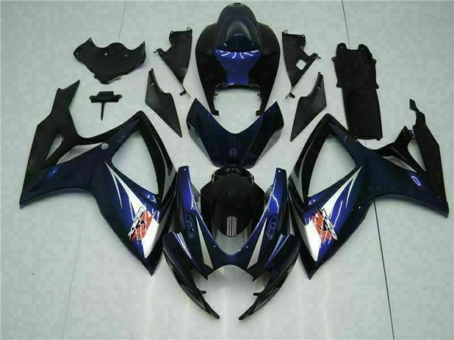 Black Blue 2006-2007 Suzuki GSXR 600/750 Motorcycle Bodywork Black Blue 2006-2007 Suzuki GSXR 600/750 Motorcycle Bodywork