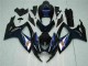Black Blue 2006-2007 Suzuki GSXR 600/750 Motorcycle Bodywork Black Blue 2006-2007 Suzuki GSXR 600/750 Motorcycle Bodywork