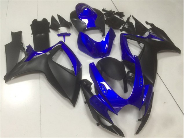 Black Blue 2006-2007 Suzuki GSXR 600/750 Motorcycle Fairing Black Blue 2006-2007 Suzuki GSXR 600/750 Motorcycle Fairing